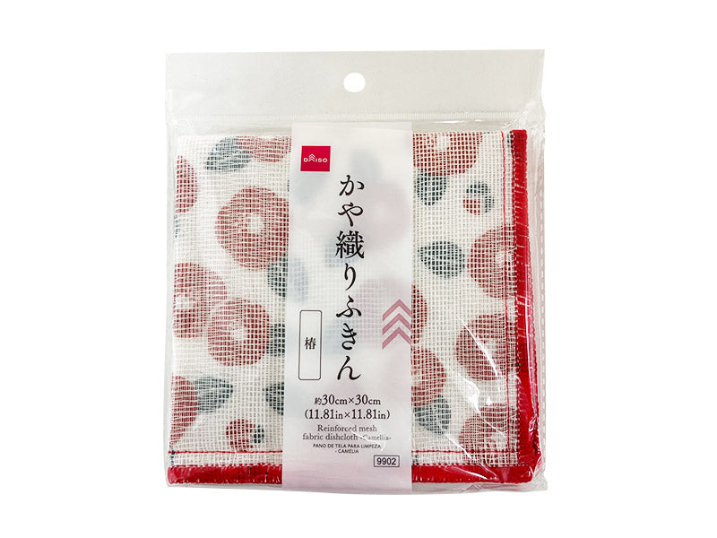 かや織りふきん（椿） ダイソー(DAISO)