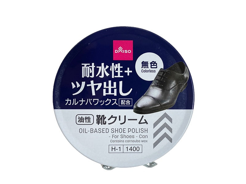 油性靴クリーム（缶、無色） ダイソー(DAISO)