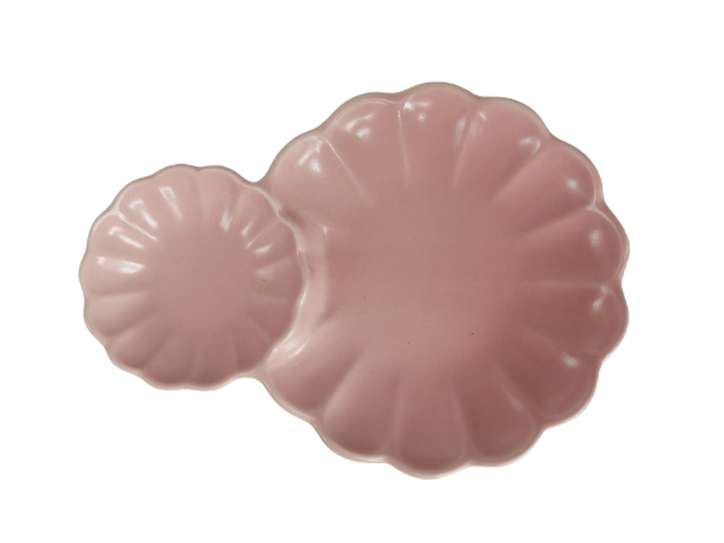 菊形状仕切り皿（ＰＫ） ダイソー(DAISO)