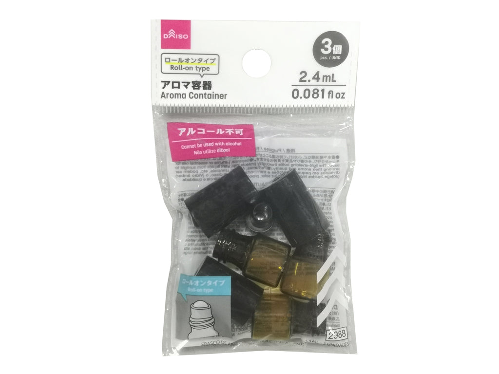 アロマ容器（ロールタイプ、香水遮光瓶、３個） ダイソー(DAISO)