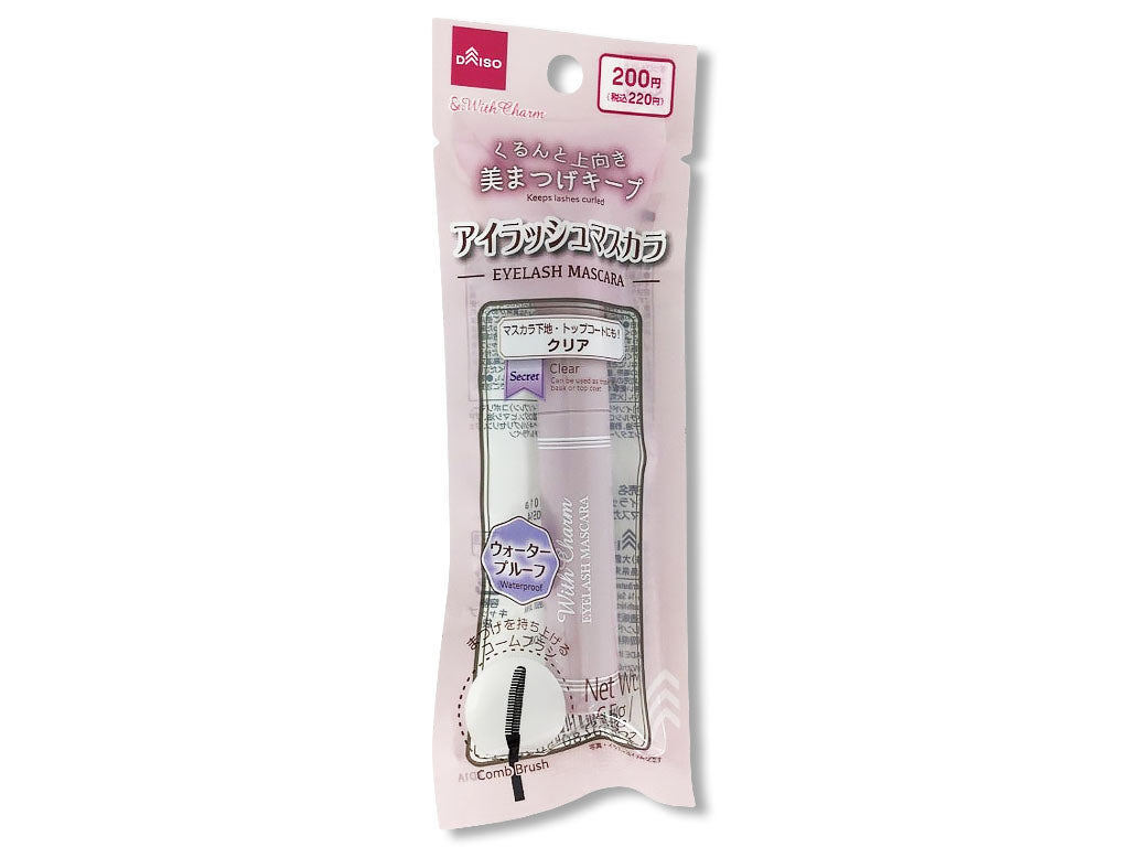 ＆．ＷｉｔｈＣｈａｒｍ アイラッシュマスカラ クリア ダイソー(DAISO)