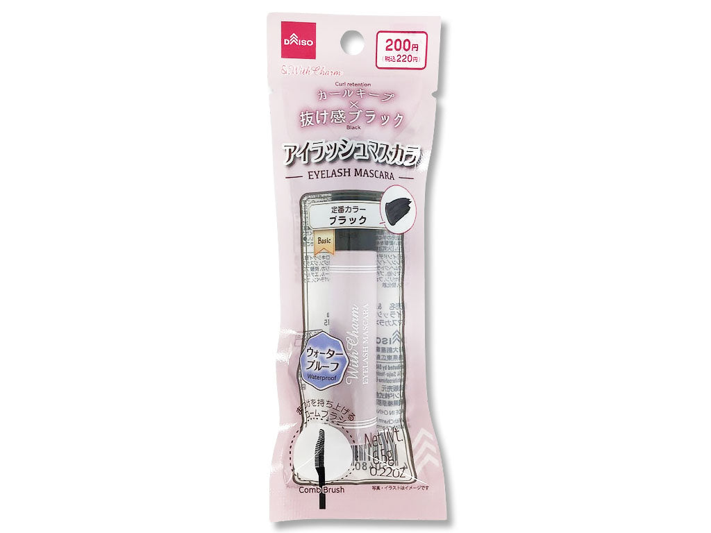 ＆．ＷｉｔｈＣｈａｒｍ アイラッシュマスカラ ブラック ダイソー(DAISO)