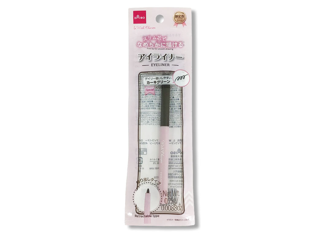 ＆．ＷｉｔｈＣｈａｒｍ アイライナー カーキグリーン ダイソー(DAISO)