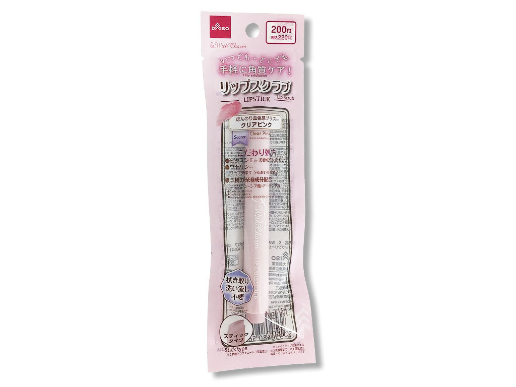 ＆．ＷｉｔｈＣｈａｒｍ リップスクラブ クリアピンク ダイソー(DAISO)