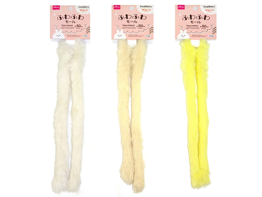 モール（ふわふわ、ウォームカラー） ダイソー(DAISO)