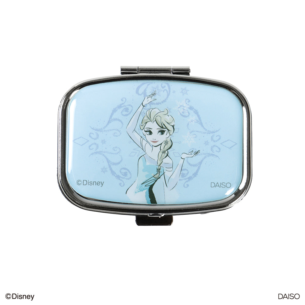 ミラー付ミニケース、スクエア（アナと雪の女王）Ａ ダイソー(DAISO)
