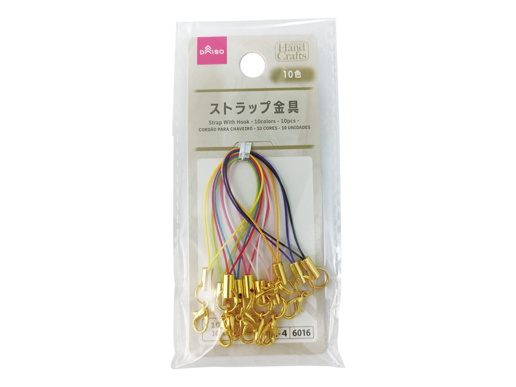 ストラップ金具（１０色、１０個） ダイソー(DAISO)