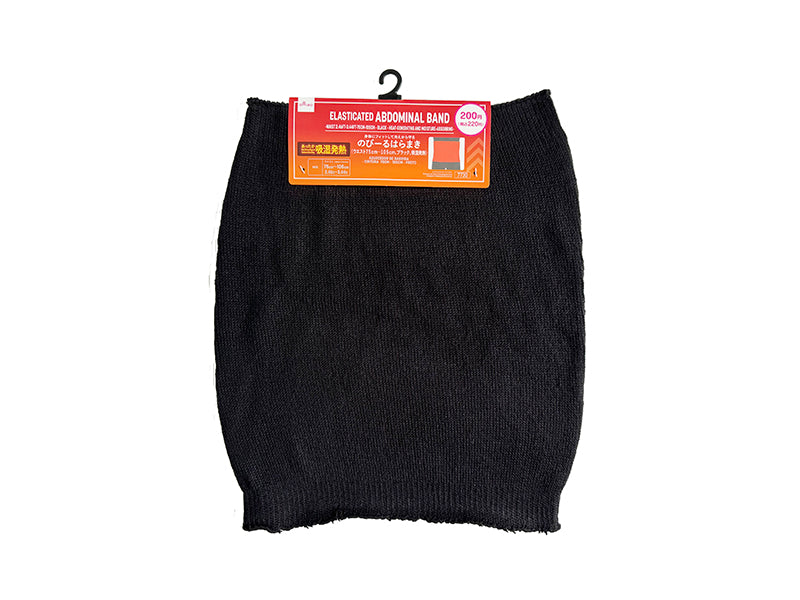 のびーるはらまき（ブラック、吸湿発熱） ダイソー(DAISO)