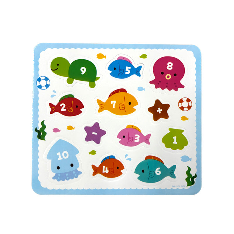 ペタペタ！おふろシート（海のいきもの） ダイソー(DAISO)