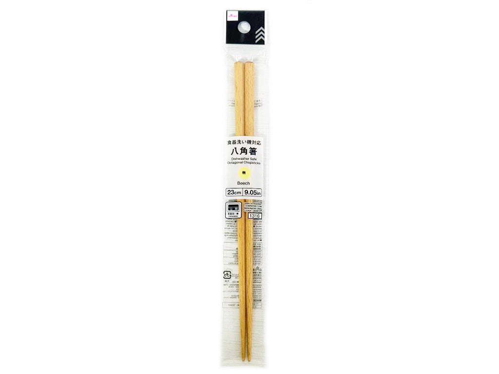 八角箸（ブナ、食器洗い機対応） ダイソー(DAISO)