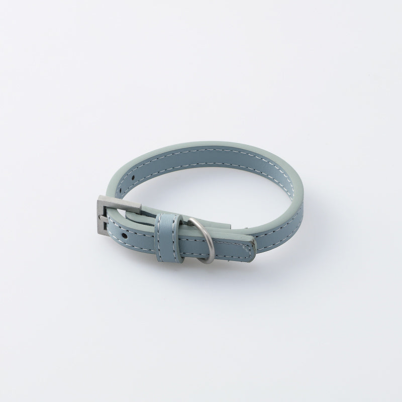 スプリットレザーペット用首輪（ＢＬ） ダイソー(DAISO)