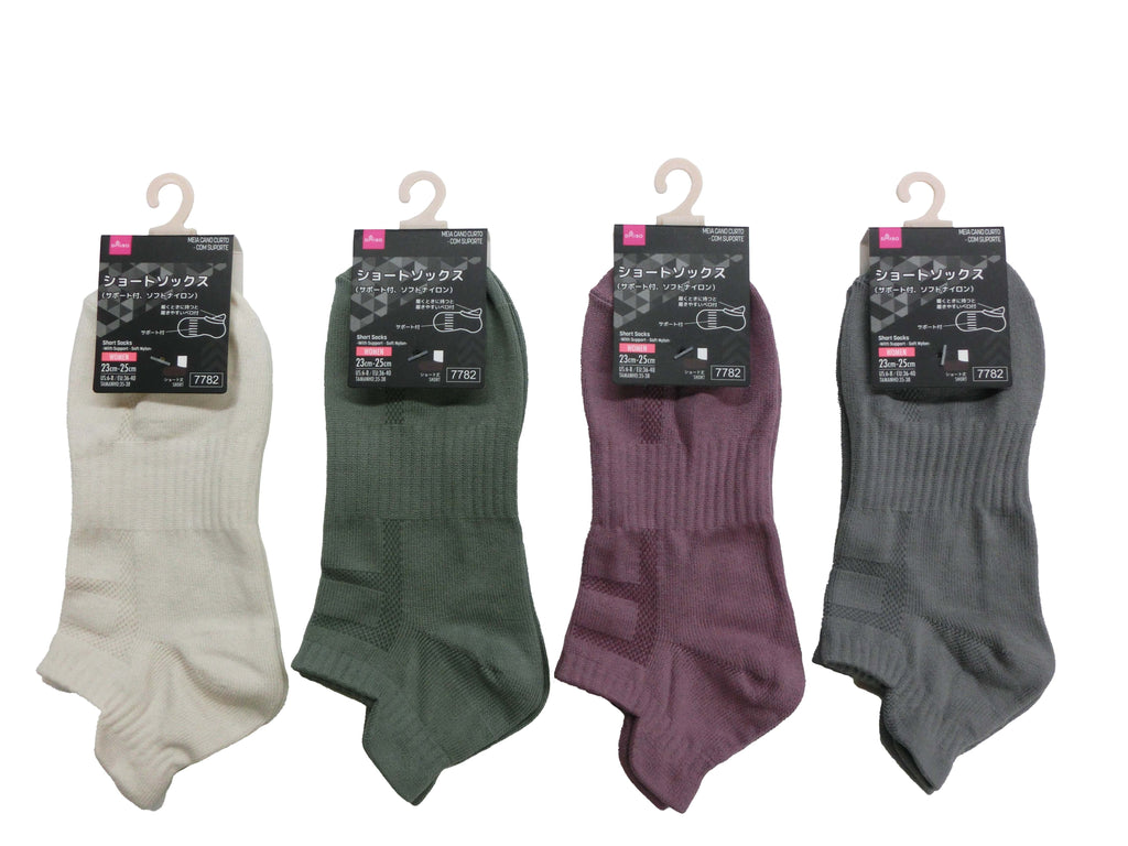 ショートソックス（サポート付、ソフトナイロン） ダイソー(DAISO)