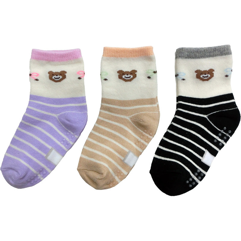 レギュラーソックス（ベビー用、クマ柄） ダイソー(DAISO)