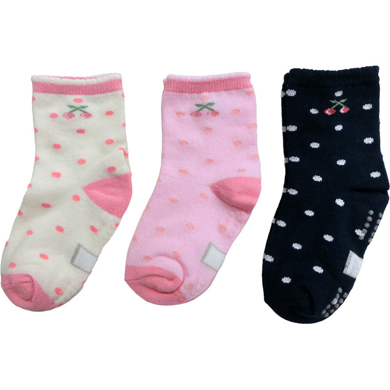 レギュラーソックス（ベビー用、さくらんぼ柄） ダイソー(DAISO)