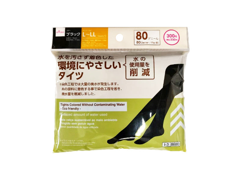 水を汚さず着色したタイツ（８０Ｄ、Ｌ－ＬＬ） ダイソー(DAISO)