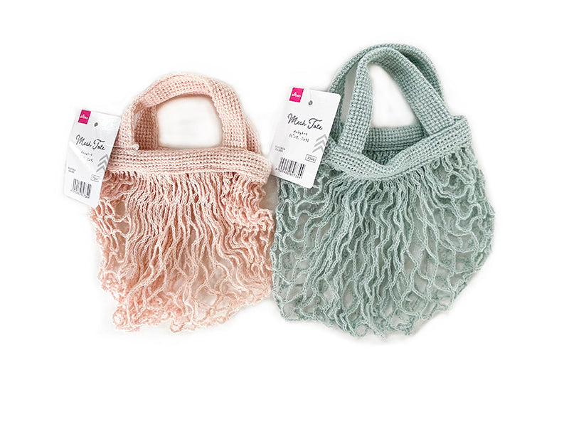 メッシュトート（ピンク、ミント） ダイソー(DAISO)