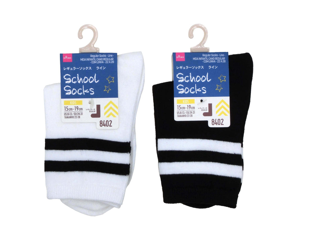 レギュラーソックス（キッズ、ライン） ダイソー(DAISO)