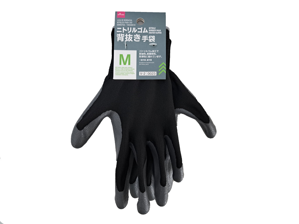 ニトリルゴム背抜き手袋（Ｍ） ダイソー(DAISO)