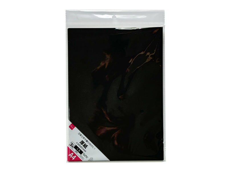 厚紙（Ａ４、３枚、くろ） ダイソー(DAISO)