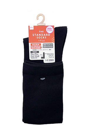 吸湿発熱ハイソックス（スタンダード、無地） ダイソー(DAISO)