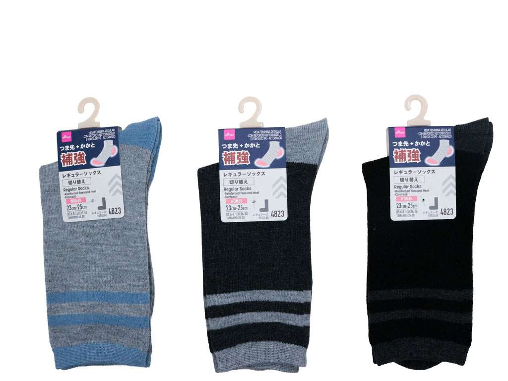 レギュラーソックス（つま先カカト補強、切り替え） ダイソー(DAISO)