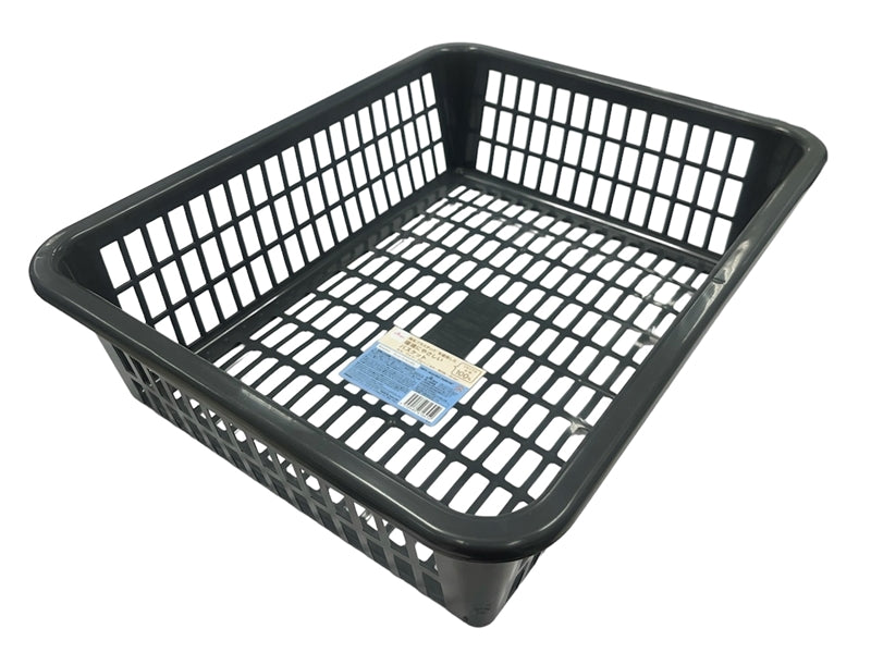 環境配慮型バスケット（Ａ４、ワイド、グレー） ダイソー(DAISO)