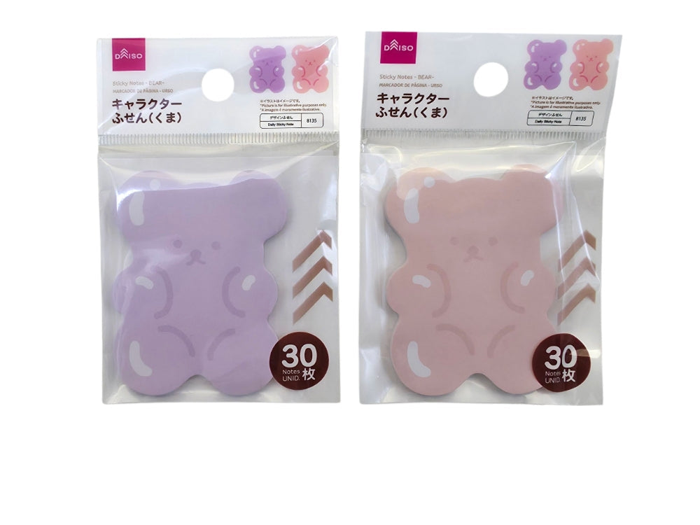 ふせん（３０枚、くま） ダイソー(DAISO)