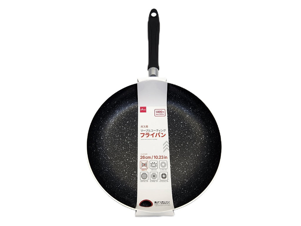 ガス用マーブルコーティングフライパン ダイソー(DAISO)