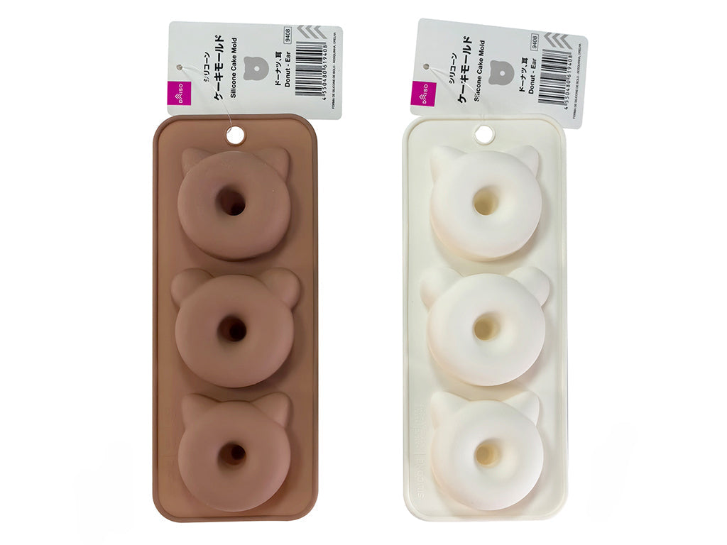 シリコーンケーキモールド（ドーナツ、耳） ダイソー(DAISO)