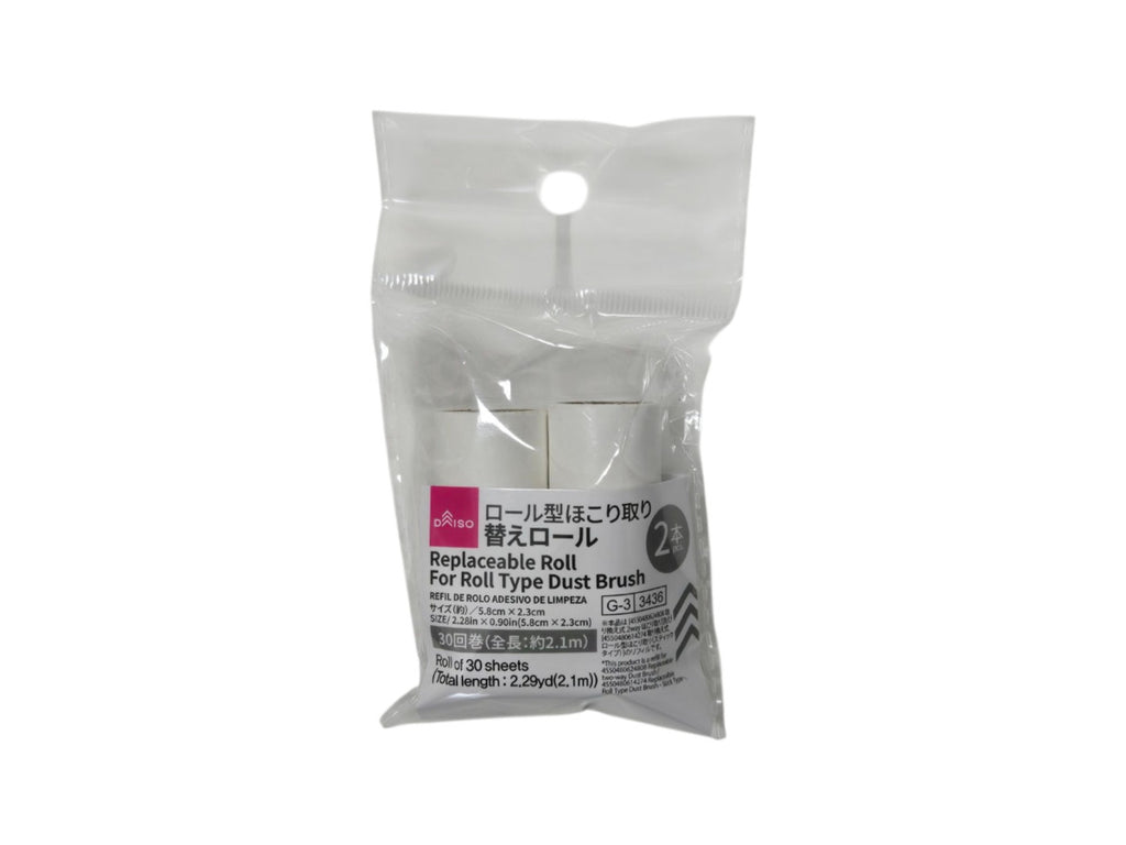 ロール型ほこり取り替えロール（２本） ダイソー(DAISO)