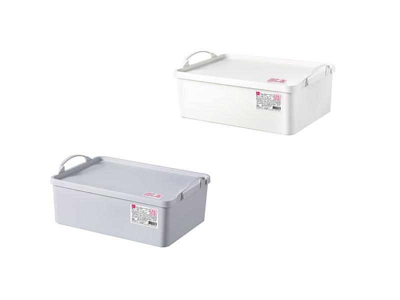 蓋付スクエア収納ボックス（取手付） ダイソー(DAISO)