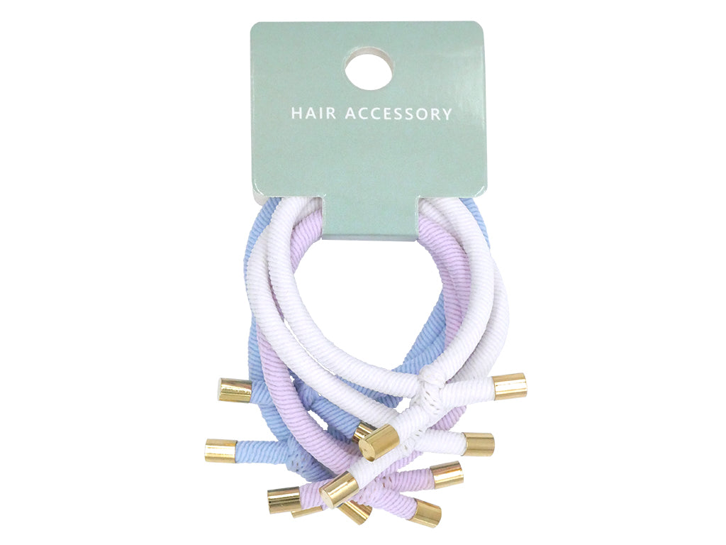 ヘアゴムセット（ノットデザイン、ペールカラー） ダイソー(DAISO)