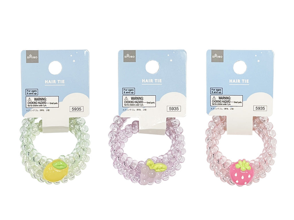スプリングゴム（果物、２個） ダイソー(DAISO)