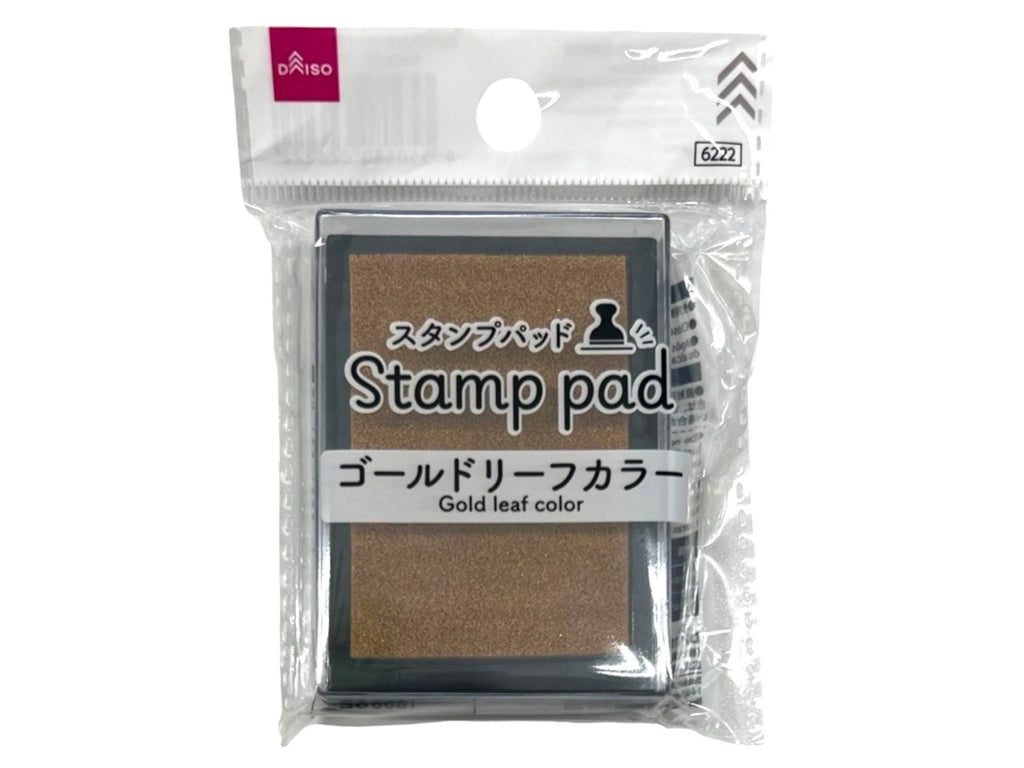 スタンプパッド（ゴールドリーフカラー） ダイソー(DAISO)