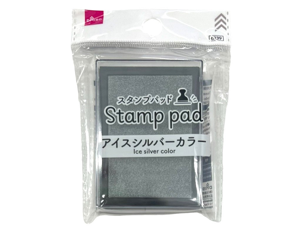スタンプパッド（アイスシルバーカラー） ダイソー(DAISO)