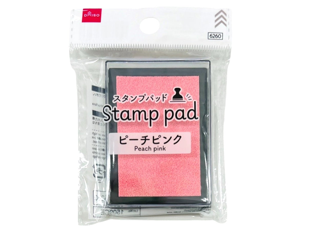 スタンプパッド（ピーチピンク） ダイソー(DAISO)
