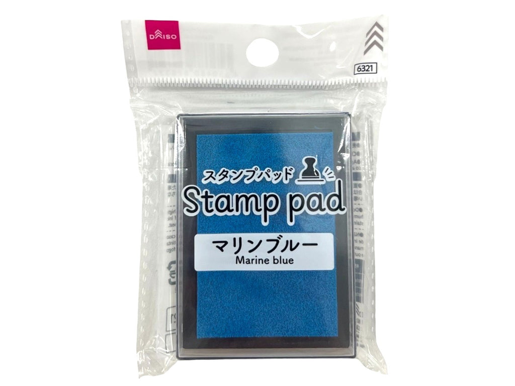 スタンプパッド（マリンブルー） ダイソー(DAISO)