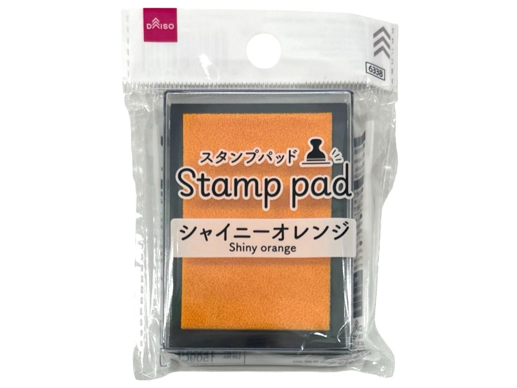 スタンプパッド（シャイニーオレンジ） ダイソー(DAISO)