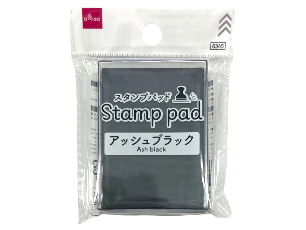 スタンプパッド（アッシュブラック） ダイソー(DAISO)