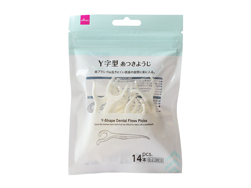 Ｙ字型糸つきようじ（１４本） ダイソー(DAISO)