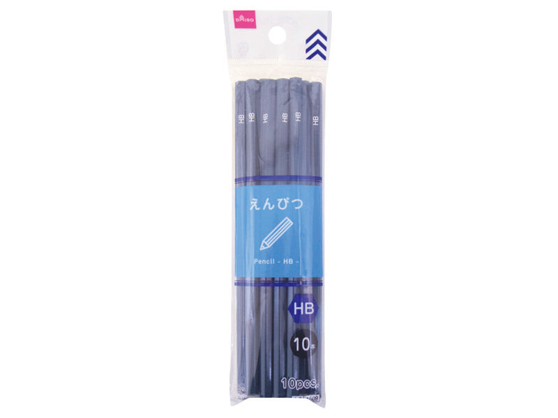 鉛筆（ＨＢ、１０本） ダイソー(DAISO)