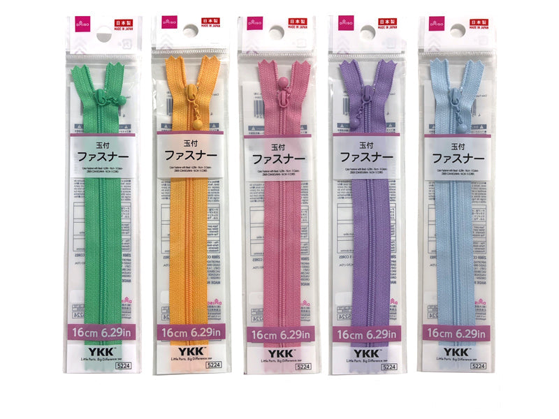 玉付カラーファスナー（５色） ダイソー(DAISO)