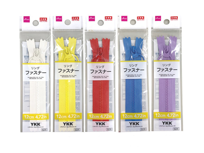 リングカラーファスナー（５色） ダイソー(DAISO)