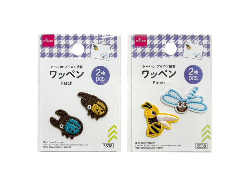 ワッペン（昆虫） ダイソー(DAISO)