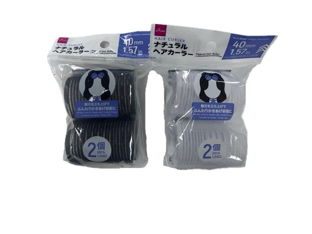 ナチュラルヘアカーラー（２個） ダイソー(DAISO)