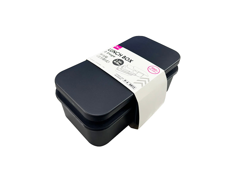 弁当箱（三分割式）１．３６Ｌ ダイソー(DAISO)