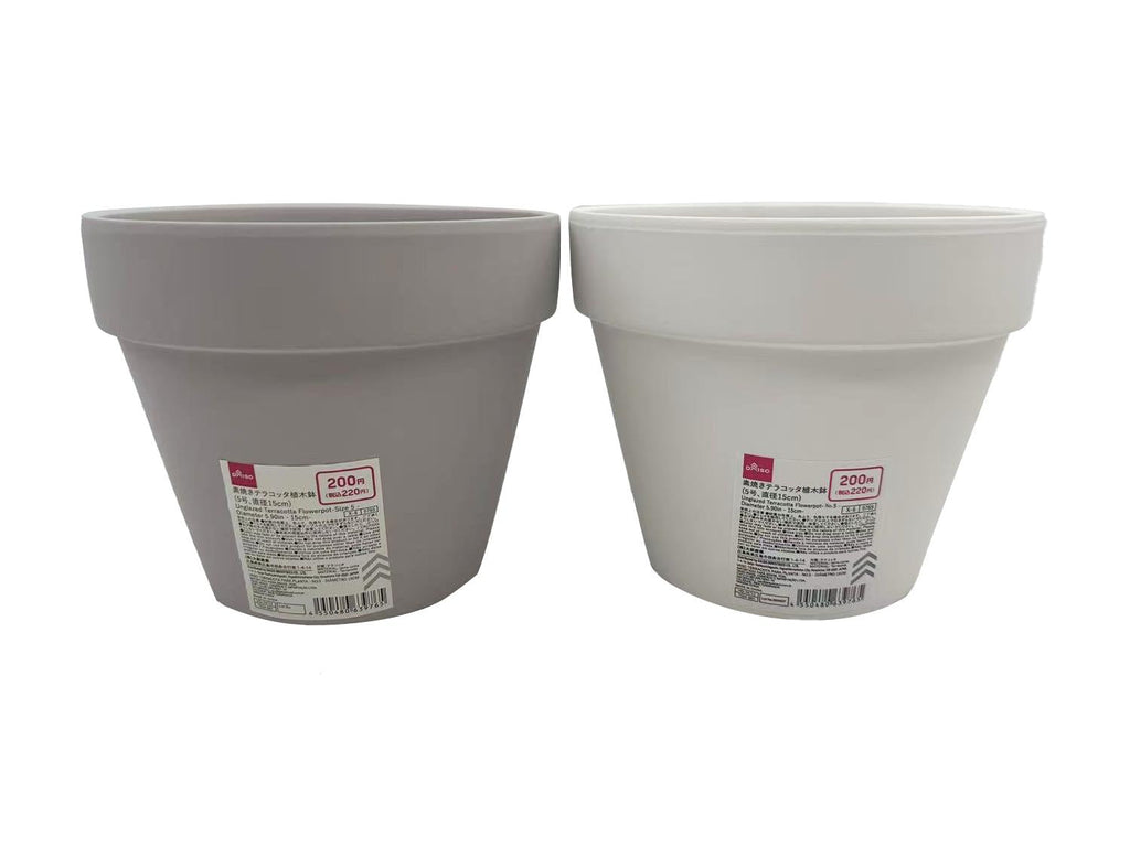 素焼きテラコッタ植木鉢 ダイソー(DAISO)