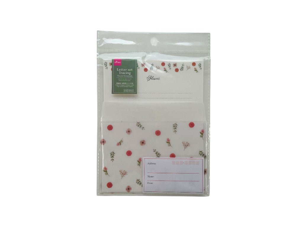 レターセット（トレーシング、ナチュラルボタニカル） ダイソー(DAISO)