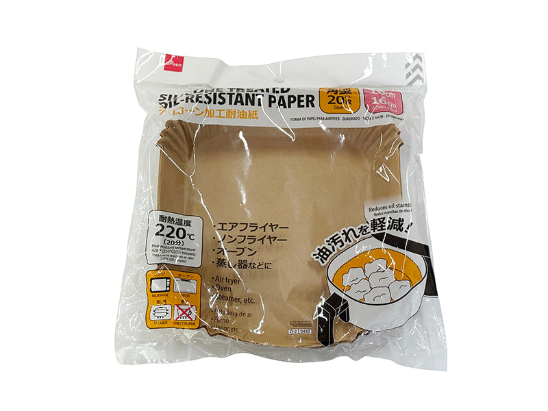 エアフライヤー用紙（角型、２０枚） ダイソー(DAISO)