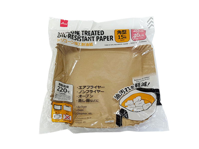 エアフライヤー用紙（角型、１５枚） ダイソー(DAISO)